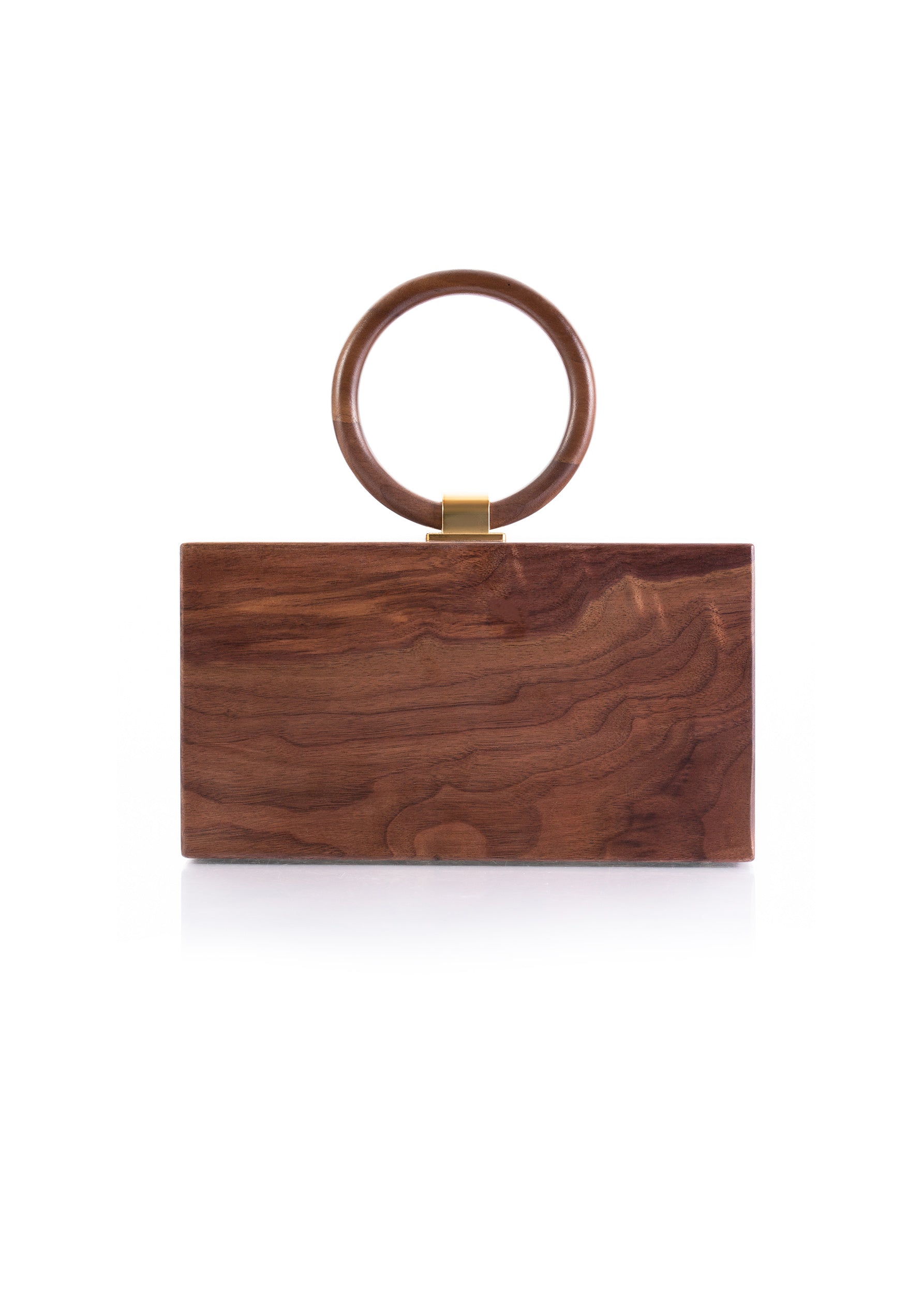 OWA WOODEN CLUTCH