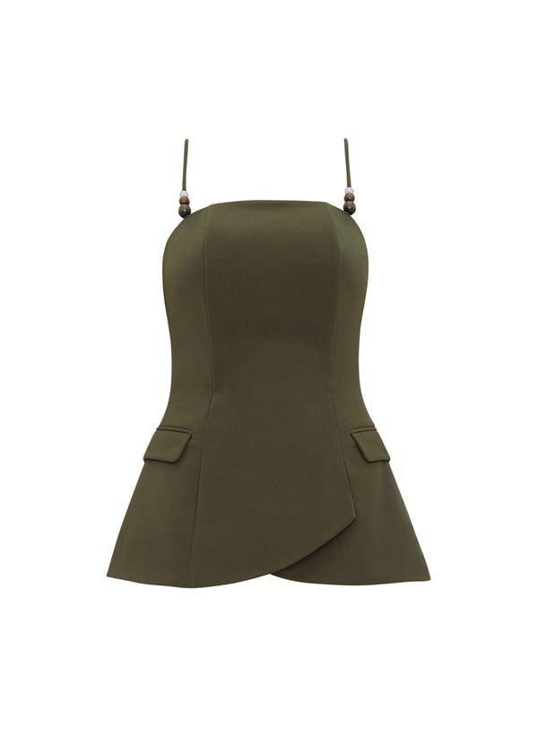 VARU TOP - OLIVE