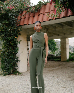 EDAR JUMPSUIT - OLIVE