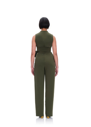 EDAR JUMPSUIT - OLIVE