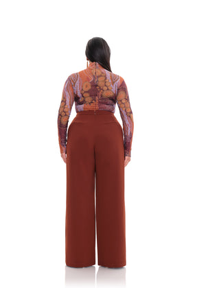 UTA PANTS - CINNAMON