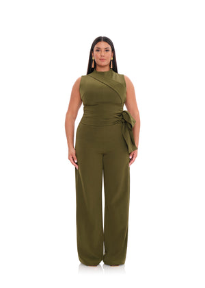 EDAR JUMPSUIT - OLIVE