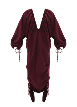 META MAXI DRESS - DARK PLUM