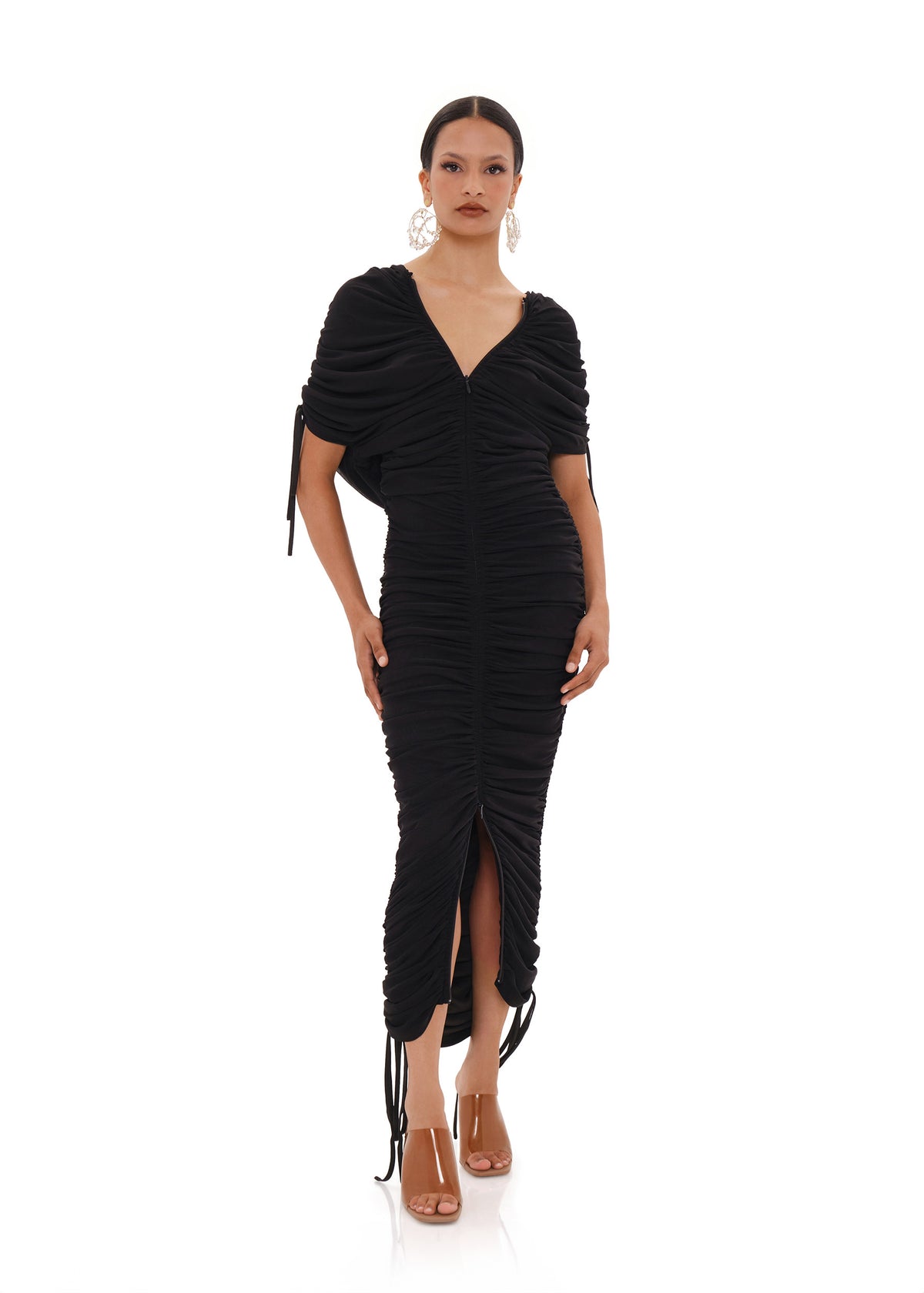 RATU MESH DRESS - BLACK