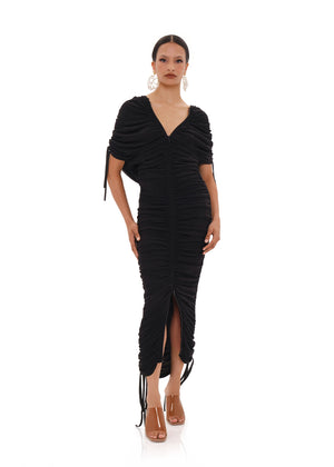 RATU MESH DRESS - BLACK