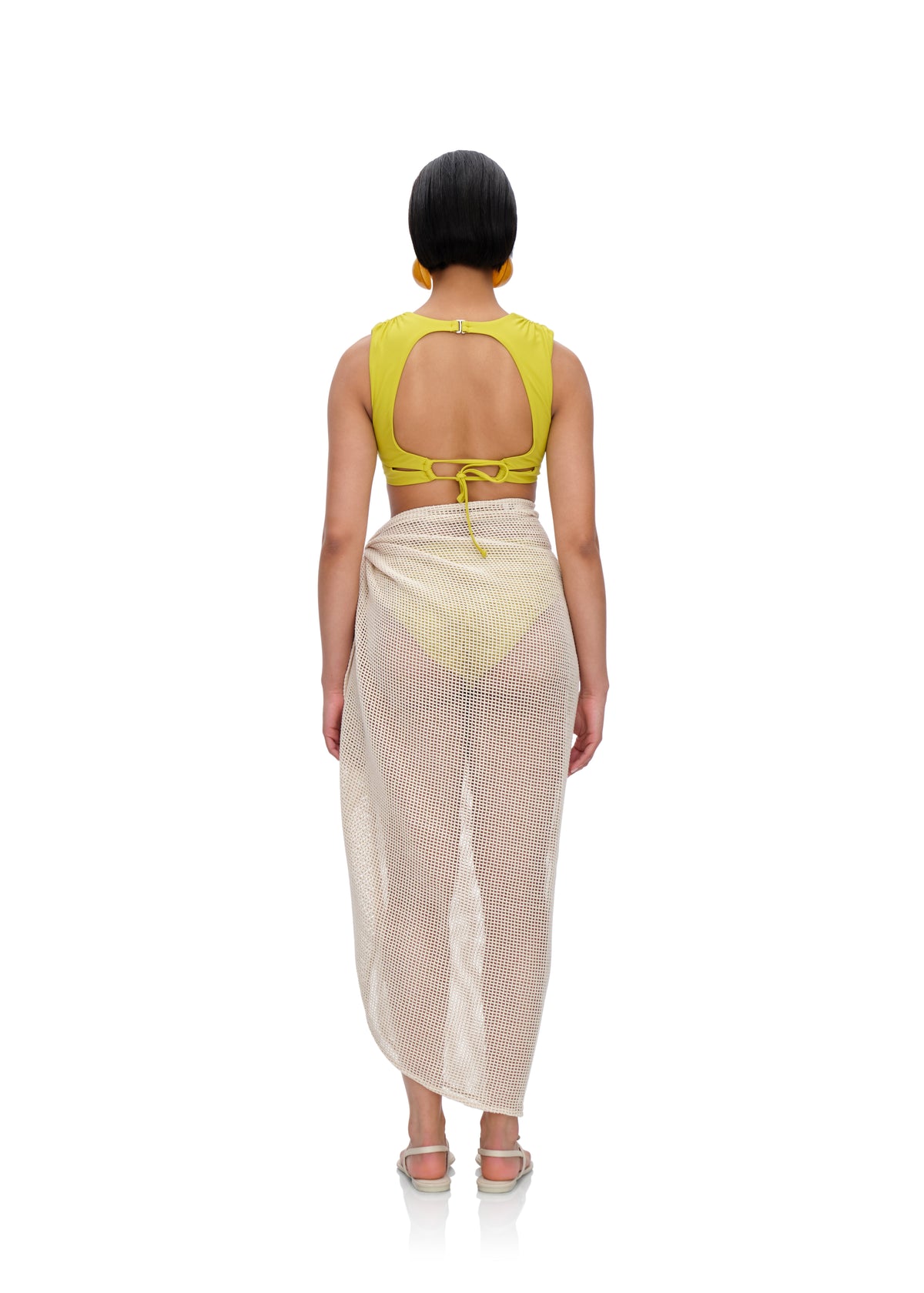 ZURA COTTON SARONG - BONE