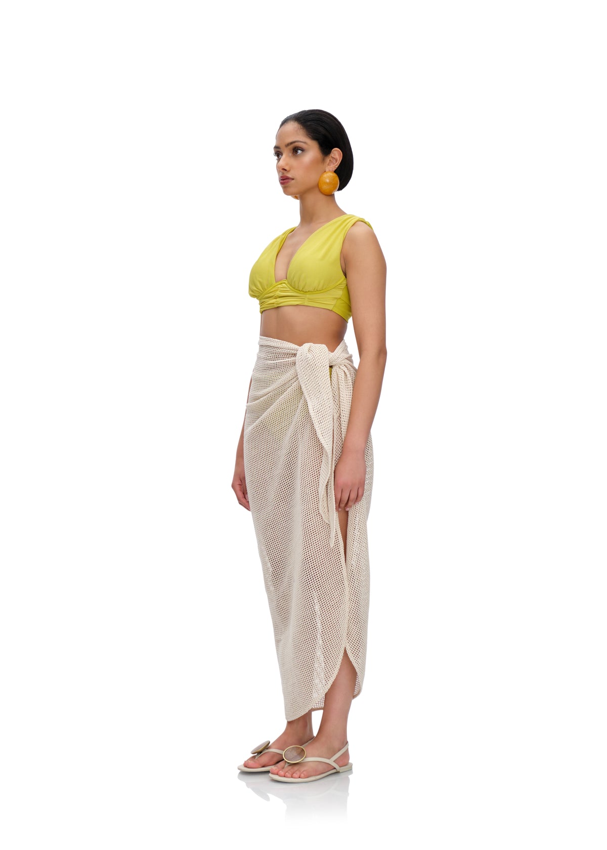 ZURA COTTON SARONG - BONE