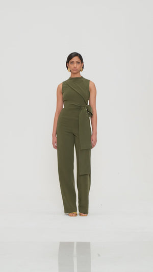 EDAR JUMPSUIT - OLIVE