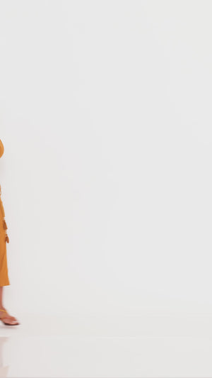 VELA MIDI DRESS - MUSTARD