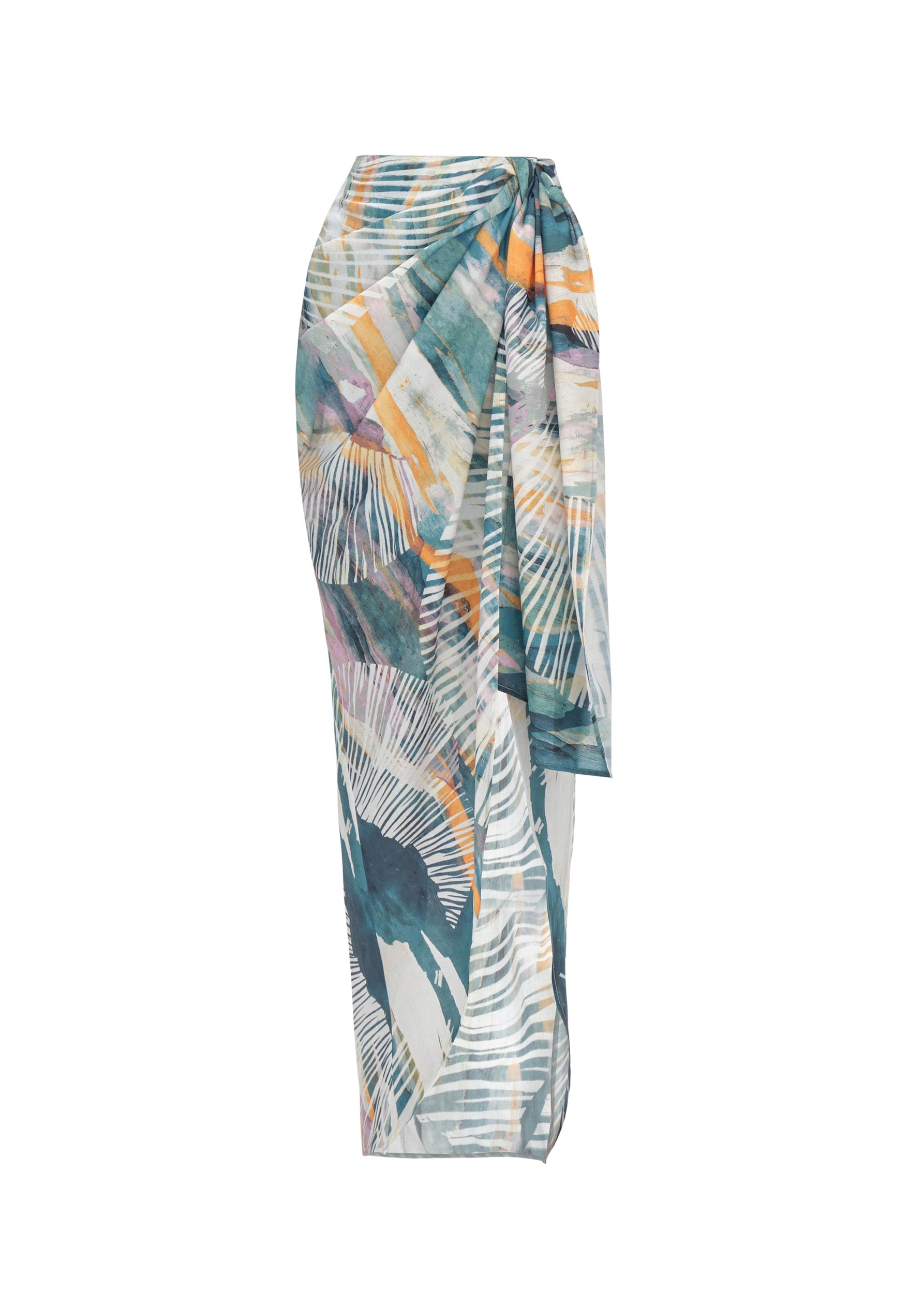 ANDREA IYAMAH HALIMA ABSTRACT BARK WRAP SKIRT – Andrea Iyamah